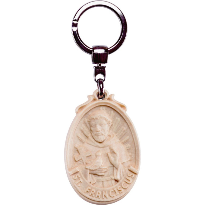 Wooden keyring of St. Francis