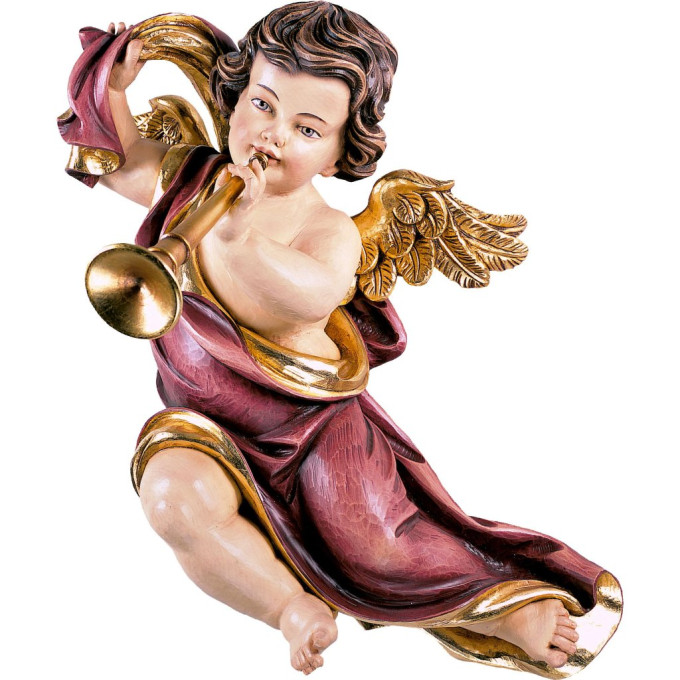 Cherub Marian with trombone