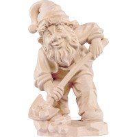 Gnome miner wooden statue