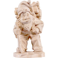 Trpaslík drevonosič drevená socha