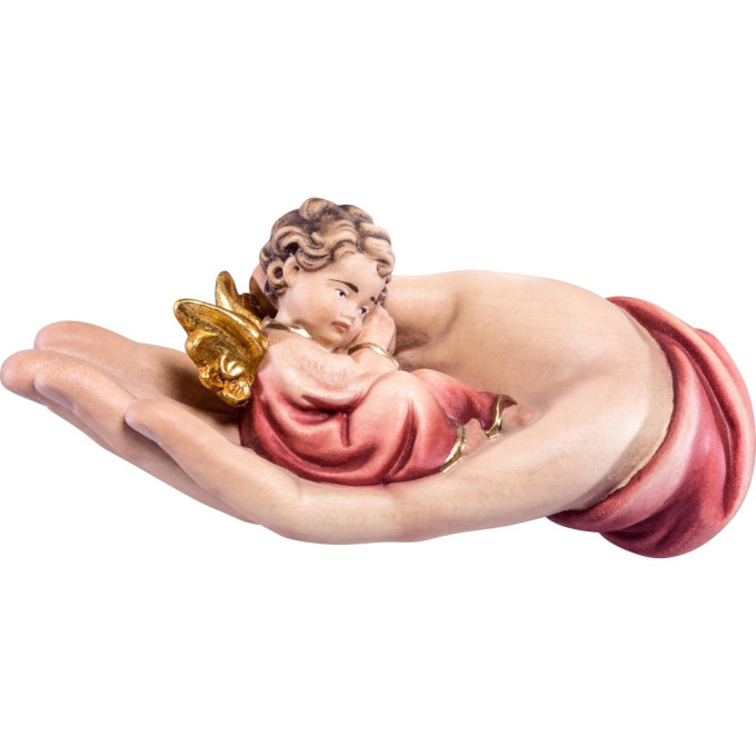 Laying Angel in protective hand