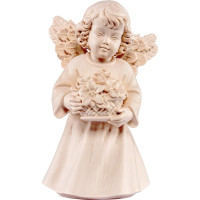 Angel Sissi with flowers from lime wood