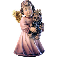 Angel Sissi with teddy from lime wood