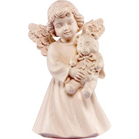 Angel Sissi with teddy from lime wood