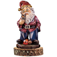 Gnome boss on a wooden pedestal