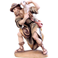 Shepherd with sheep - classic