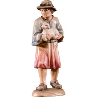 Pastier s ovečkou - farmársky z borovice