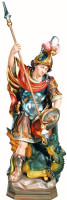 Saint George wooden statue