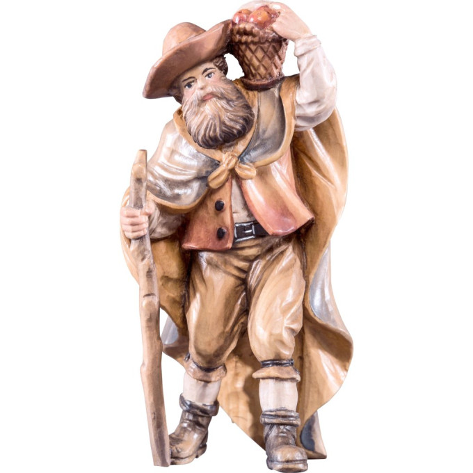 Shepherd with fruitbasket for Nativity scene - Rives