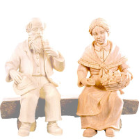 Grandma sitting for Nativity scene - Rives