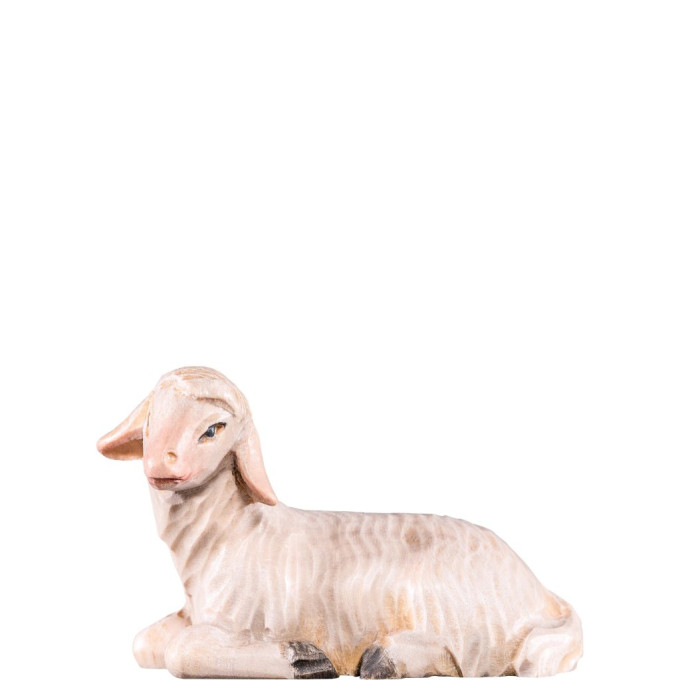 Sheep lying for Nativity scene - Rives