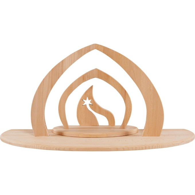 Wooden Christmas Nativity scene