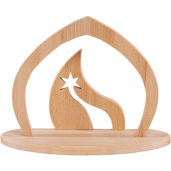 Drevený betlehem pre Svätú rodinu