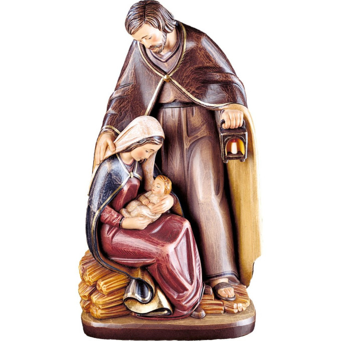 Holy Family Nativtiy scene from lime wood