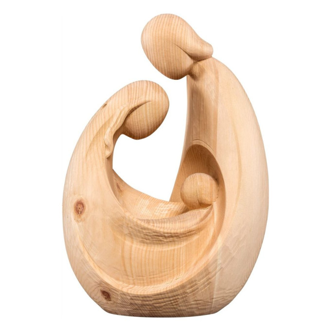 Holy Family Art-Deco-Pine wood