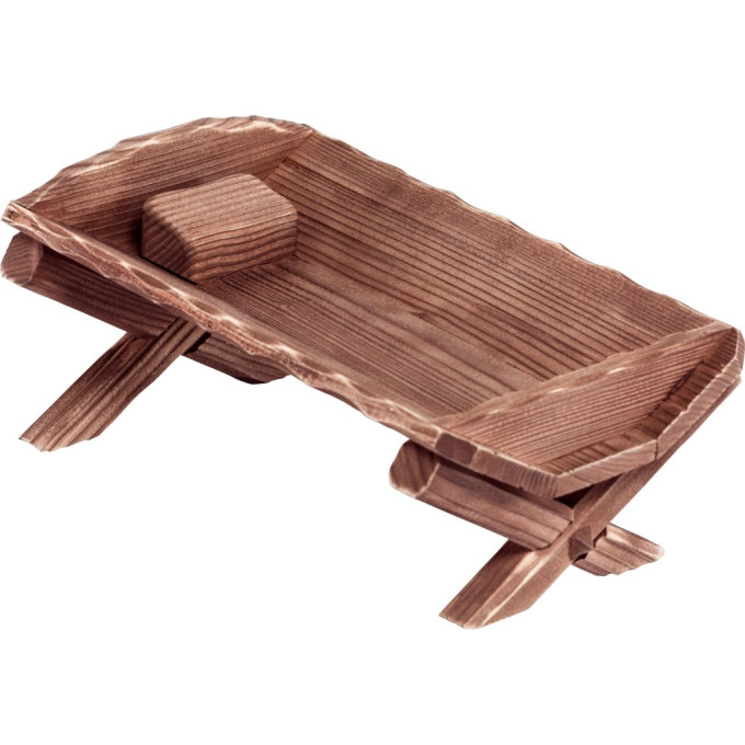 Wooden cradle for baby Jesus