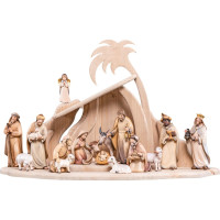 Wooden nativity scene  Artis with 16 figures