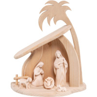 Wooden nativity scene Fides with 7 figures