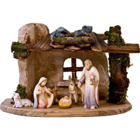 Wooden nativity scene Artis with 7 figures