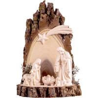 Svätá rodina na drevenom podstavci