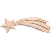 Drevená kométa pre betlehem