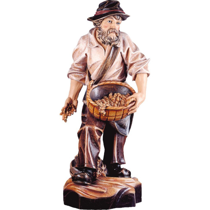 Seed sower woodcarving