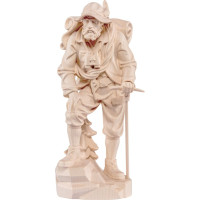 Climber wooden statue