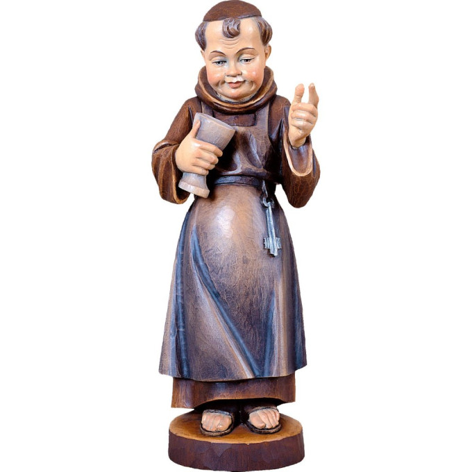 Monk with cup and keys