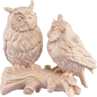 Wooden owls decoration