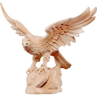 Flying eagle wooden decoration
