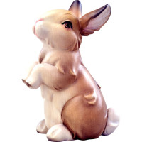 Bunny standing brown wooden decoration