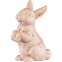 Bunny standing grey wooden decoration