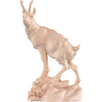 Chamois wooden decoration from lime wood