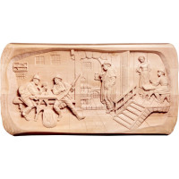 Wooden relief "Hunter’s inn"