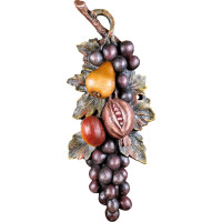 Wooden relief Grape harvest