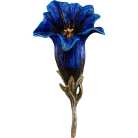 Wooden decoration Gentian from lime wood