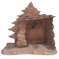 Wooden Nativity scene for figurines "Malsiner"