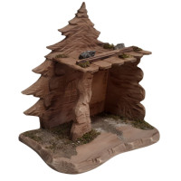 Wooden Nativity scene for figurines "Malsiner"