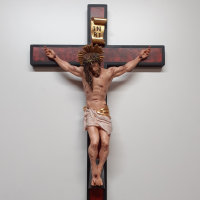 Marble cross in antique style