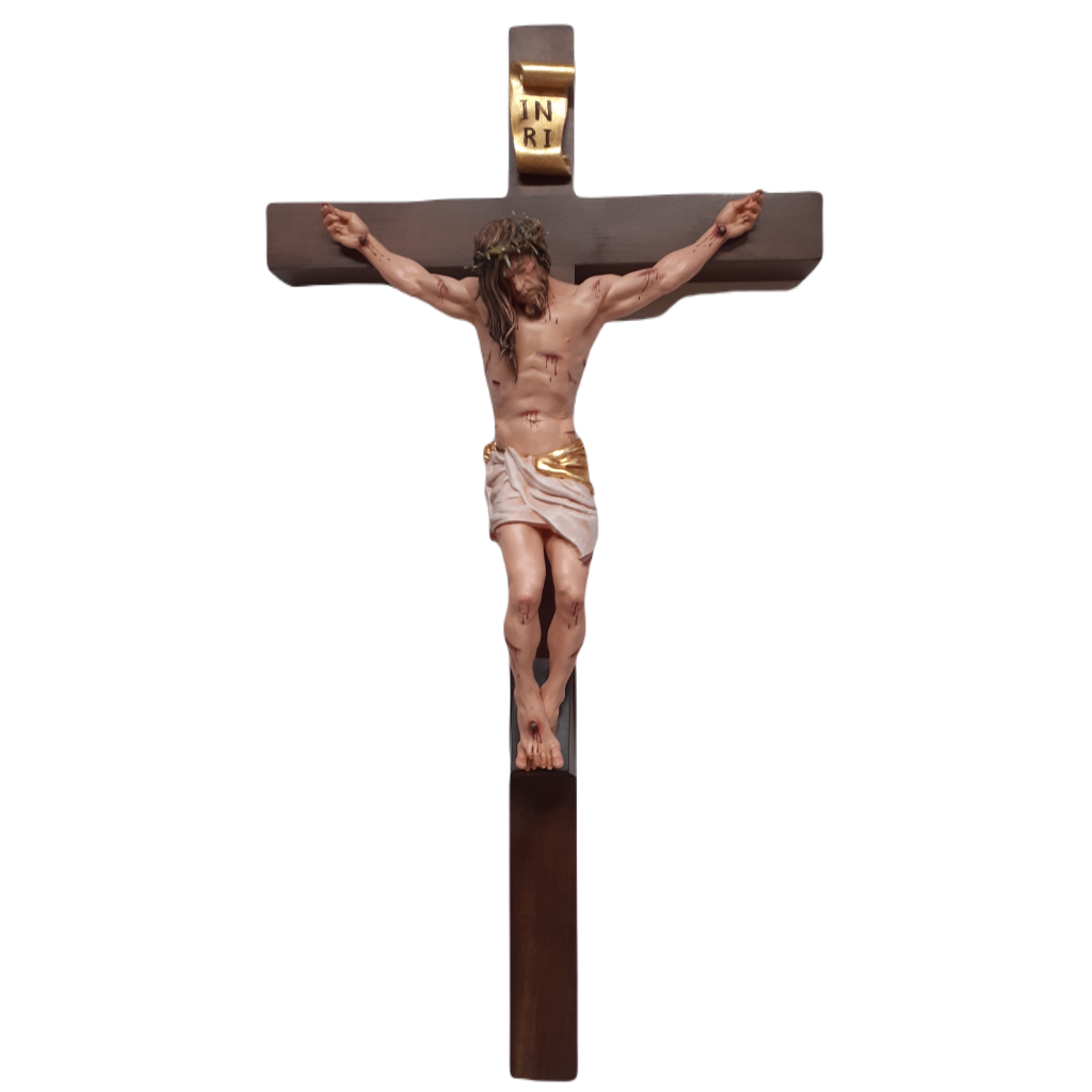 Block cross with Jesus | Crosses | choralis.art