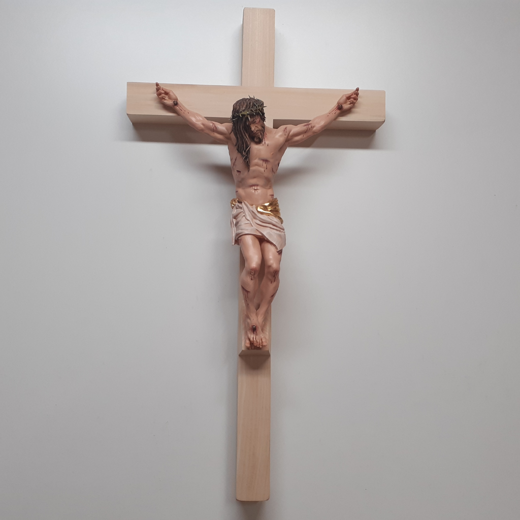Block cross with Jesus | Crosses | choralis.art