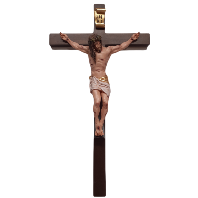 Narrow cross with Jesus