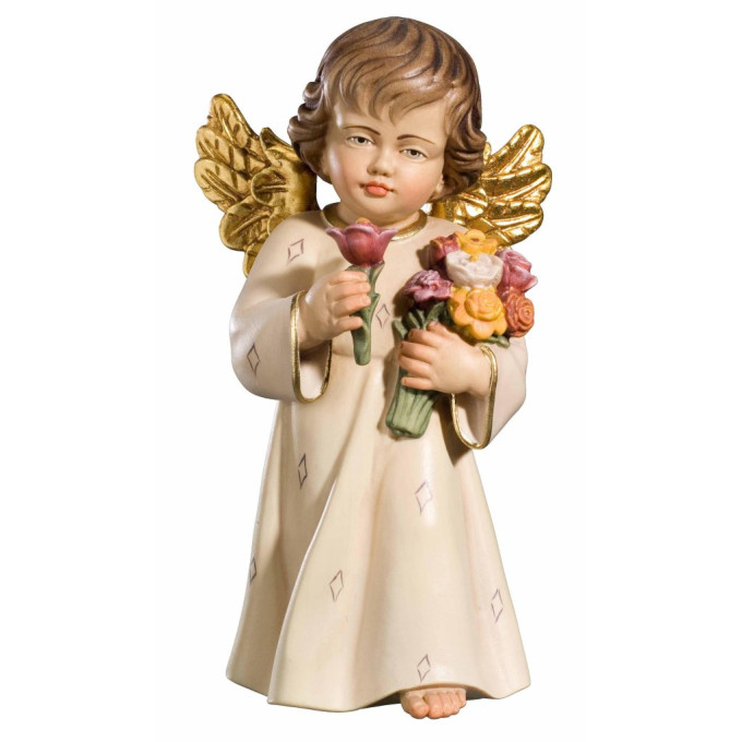 Benedict Angel with flowers