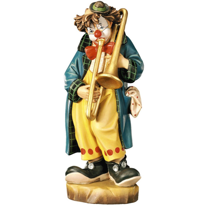 Clown with a trombone
