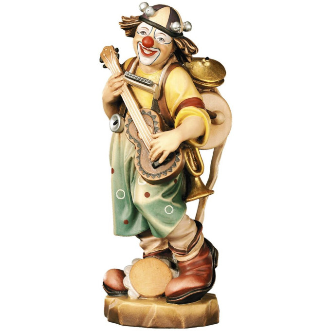 Clown with a guitar