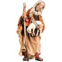 Shepherd with a sheep and a stick for the Nativity scene - Christmas