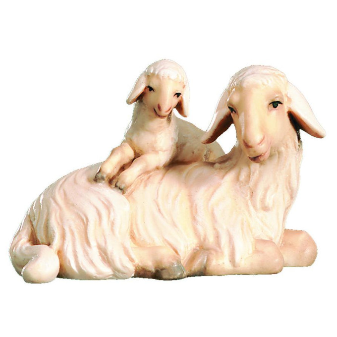 Lying sheep for Nativity scene - Christmas