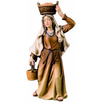 Woman with a basket for Nativity scene - Royal