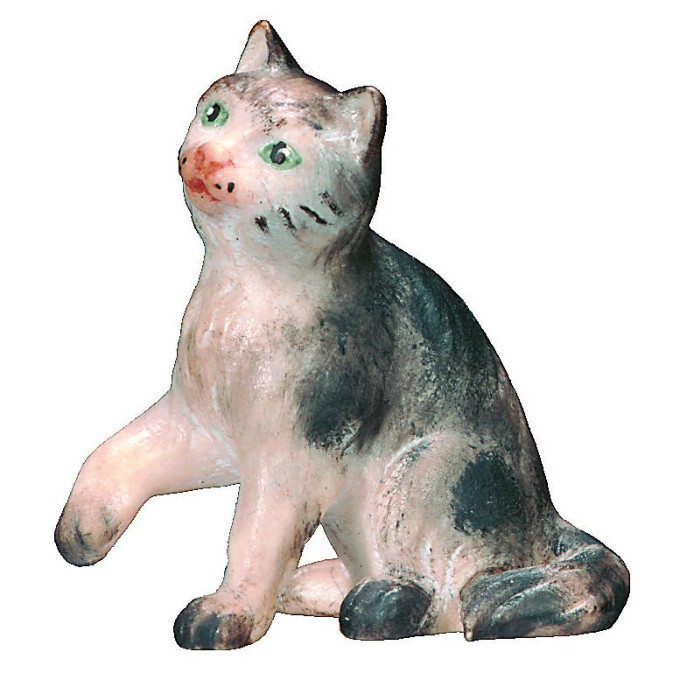 Cat sitting for nativity scene - Royal