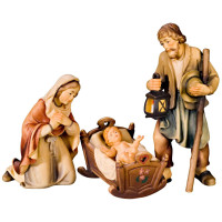  Holy Family with wooden cradle - Peasant